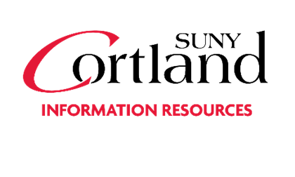 SUNY Cortland logo with Information Resources